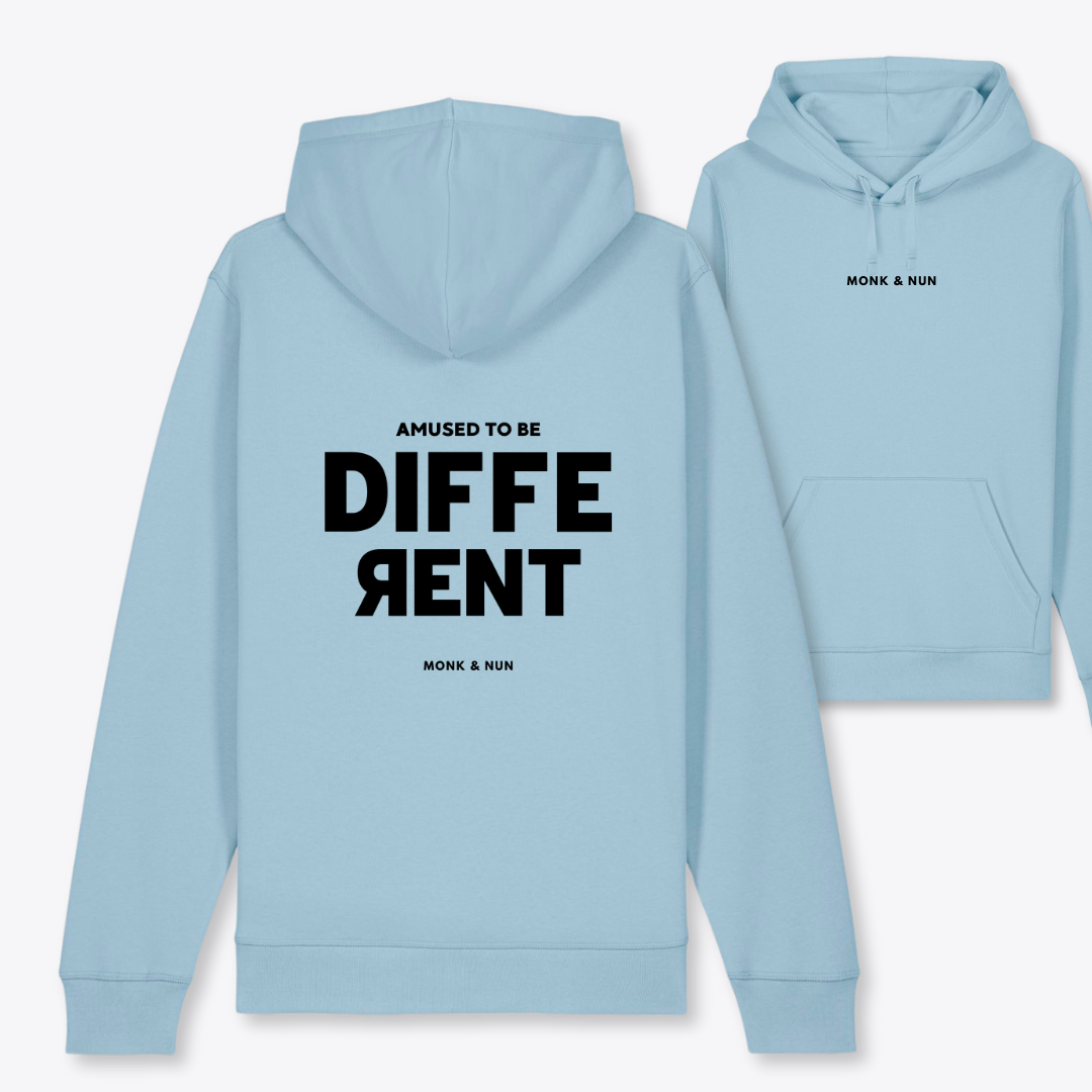Bio Hoodie Unisex "AMUSED TO BE DIFFERENT"