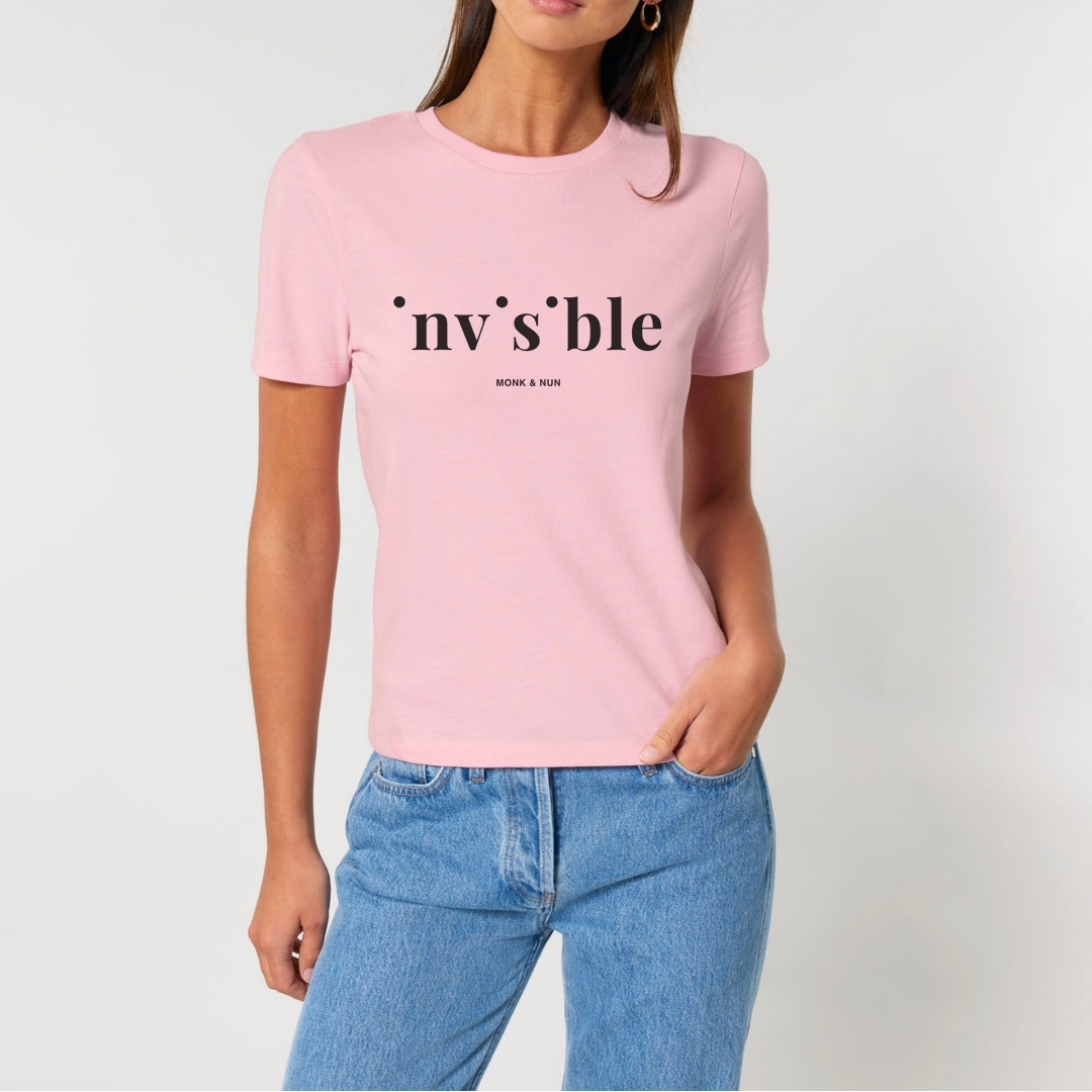 Damen T-Shirt slim fit stretchy "INVISIBLE"