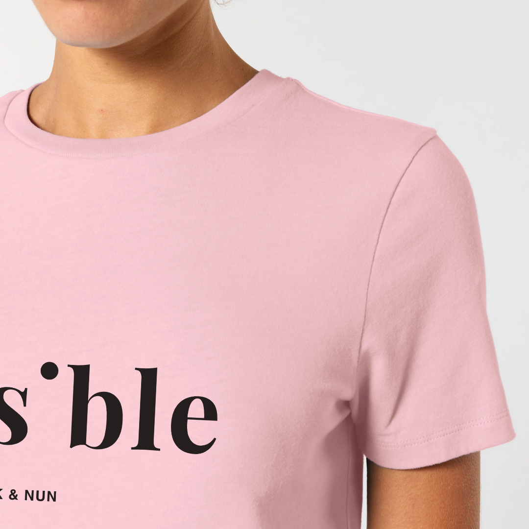 Damen T-Shirt slim fit stretchy "INVISIBLE"