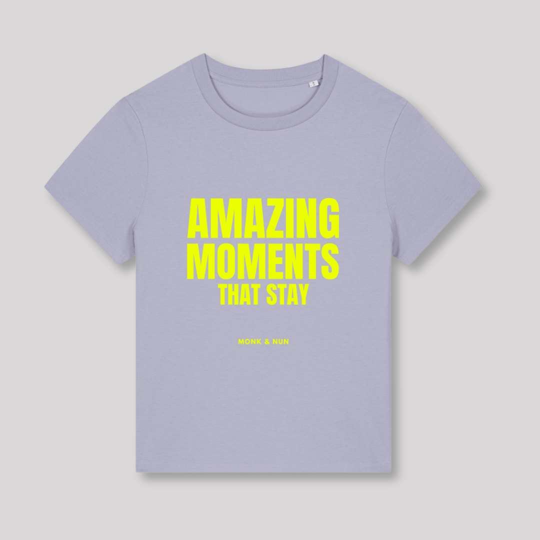 Damen T-Shirt fashion fit "AMAZING MOMENTS.."
