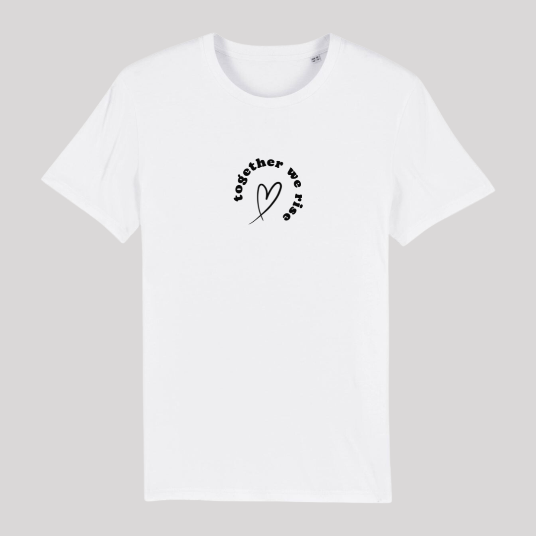 Unisex T-Shirt "TOGETHER WE RISE" Bio-Baumwolle