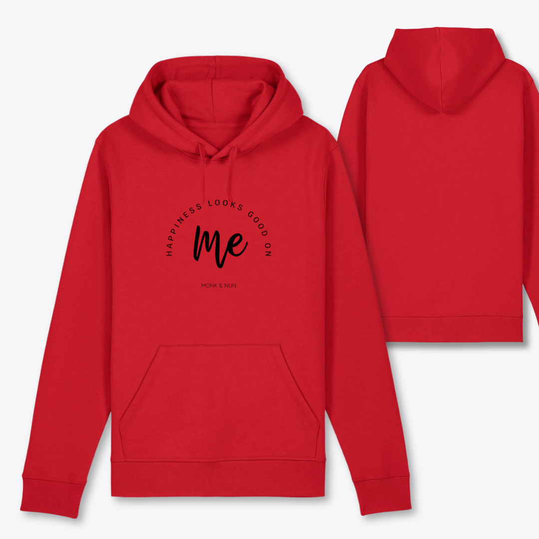 Damen Hoodie regular fit "HAPPINESS LOOKS GOOD ON ME"