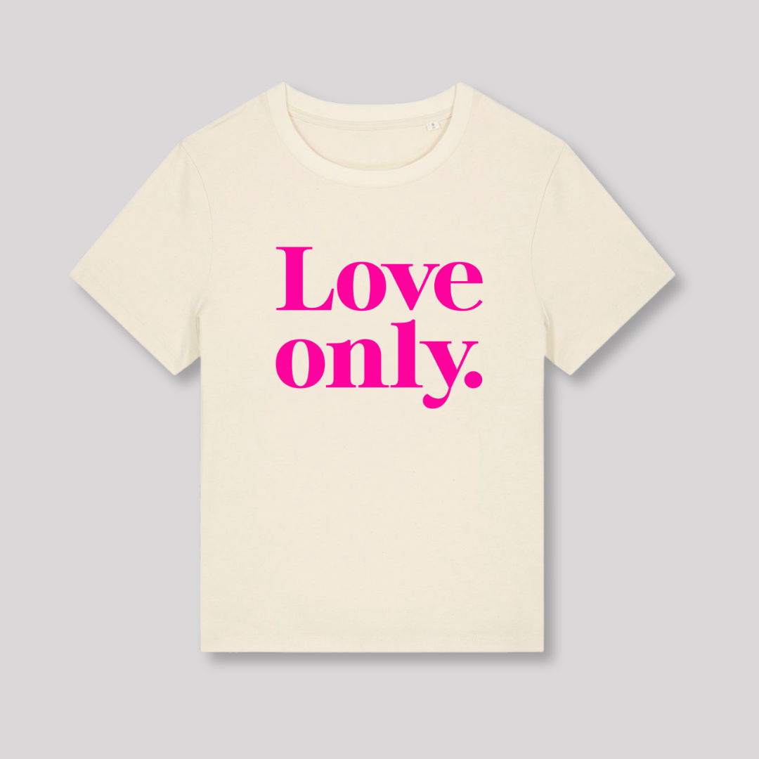 Damen T-Shirt fashion fit "LOVE ONLY"