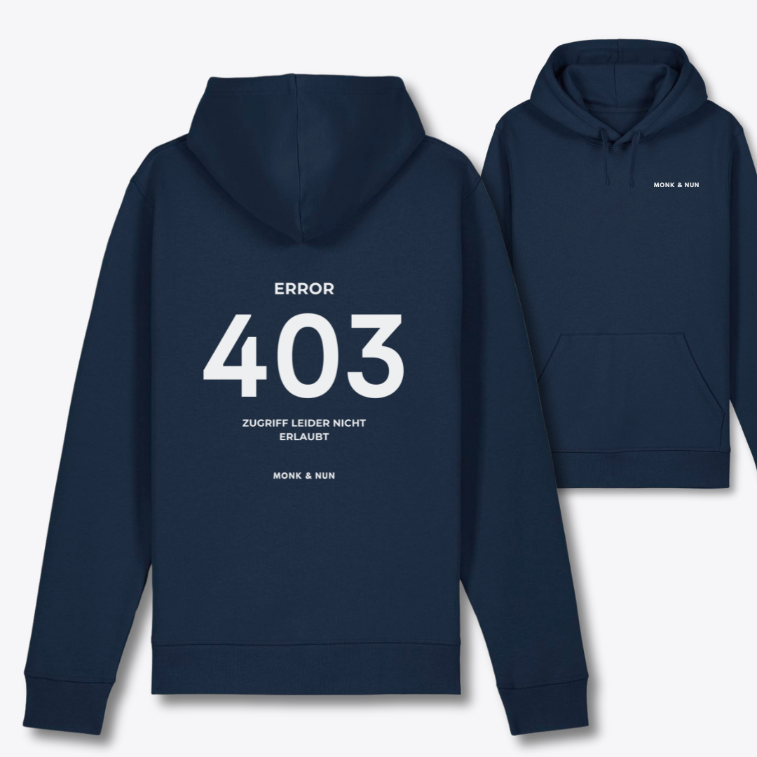 Bio Hoodie Unisex "ERROR 403"