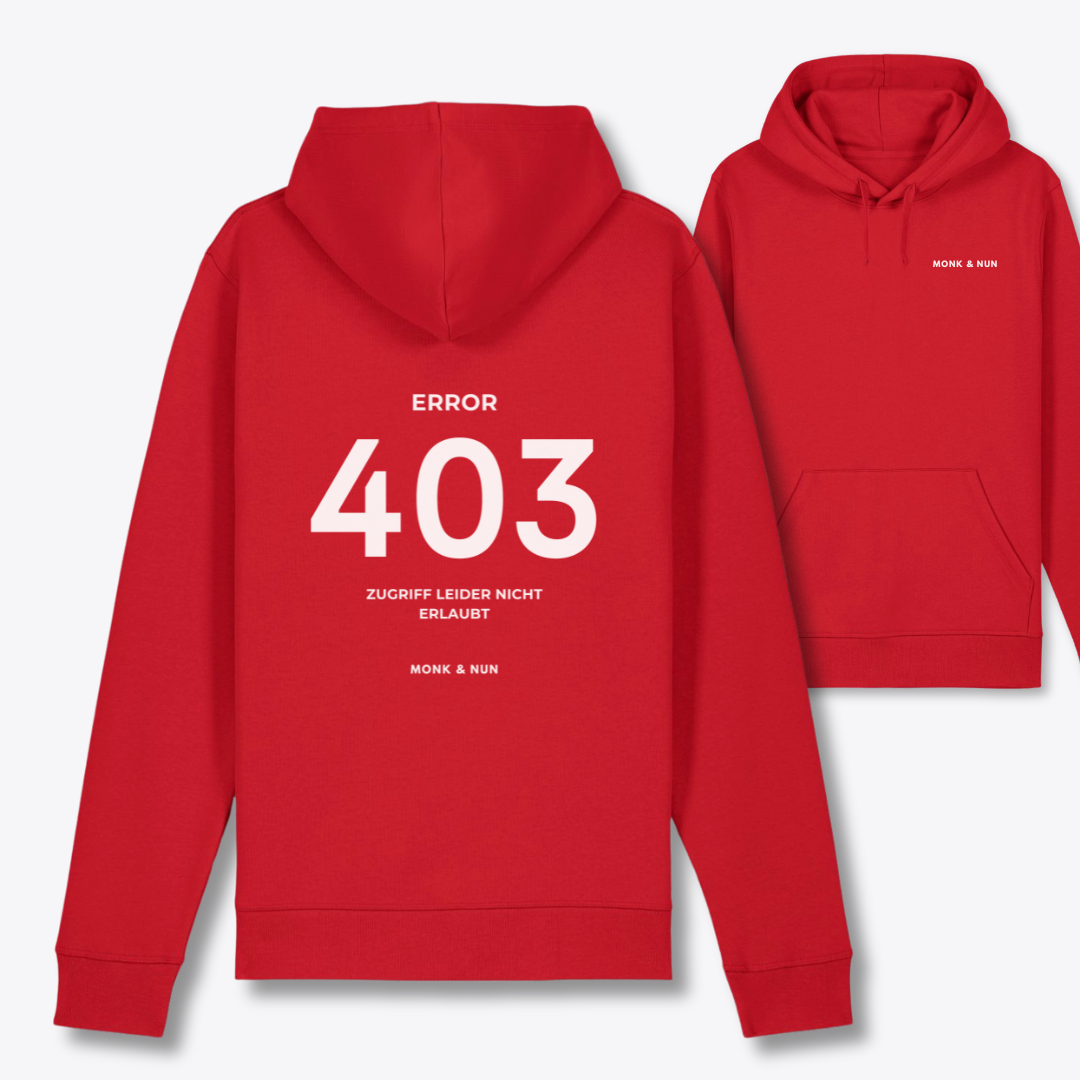 Bio Hoodie Unisex "ERROR 403"