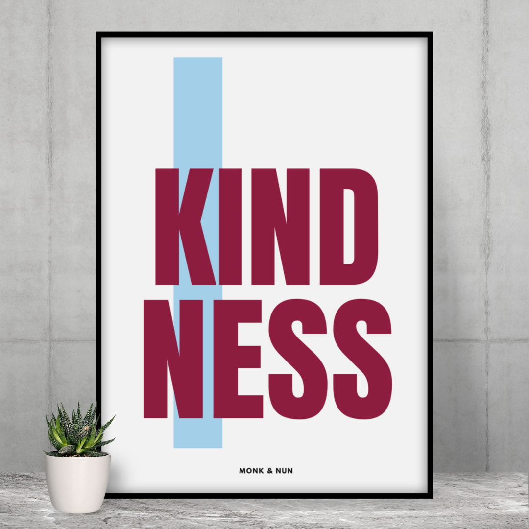 Poster "KINDNESS" - Poster Hochformat