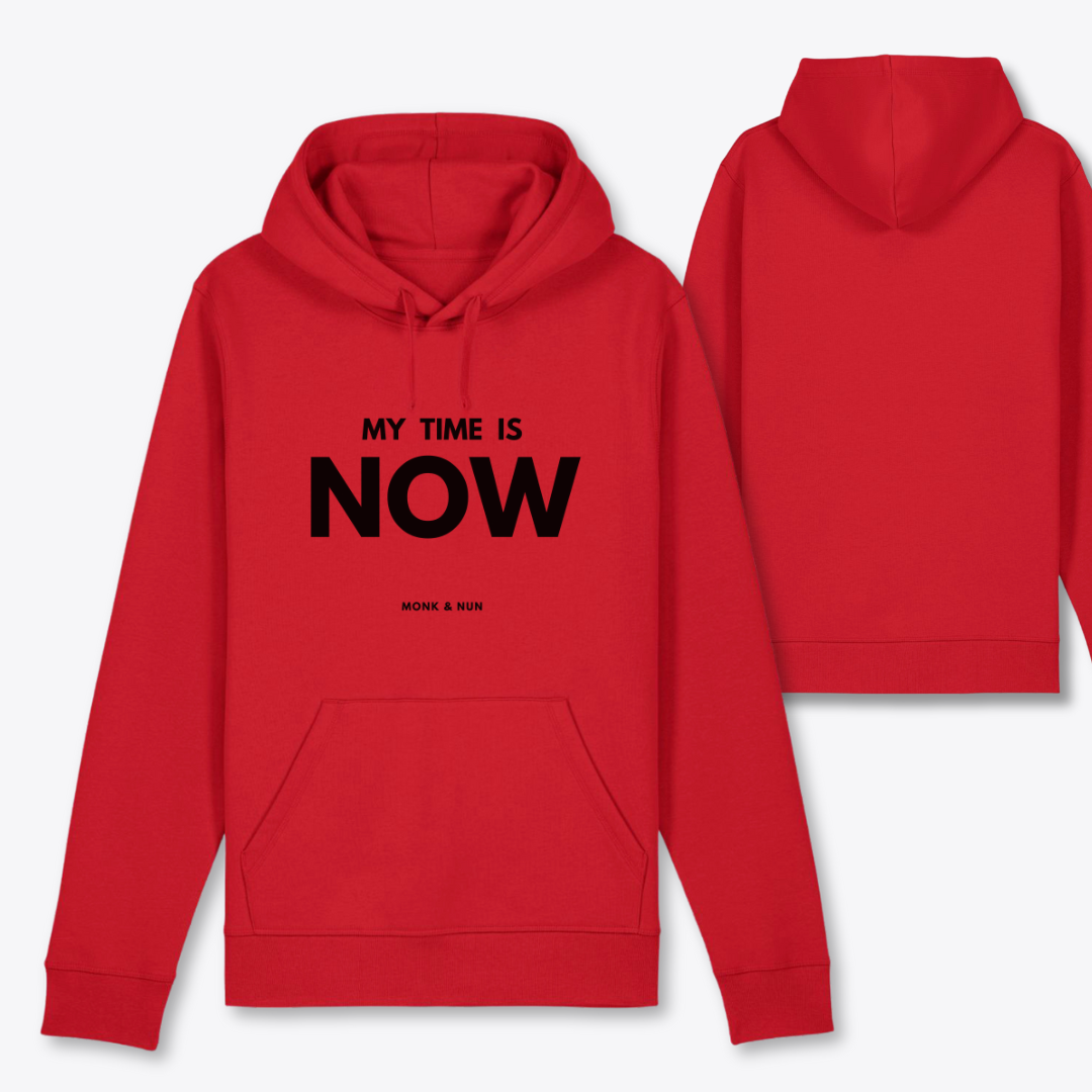 Bio Hoodie Unisex "SLOW DOWN" - beidseitig bedruckt