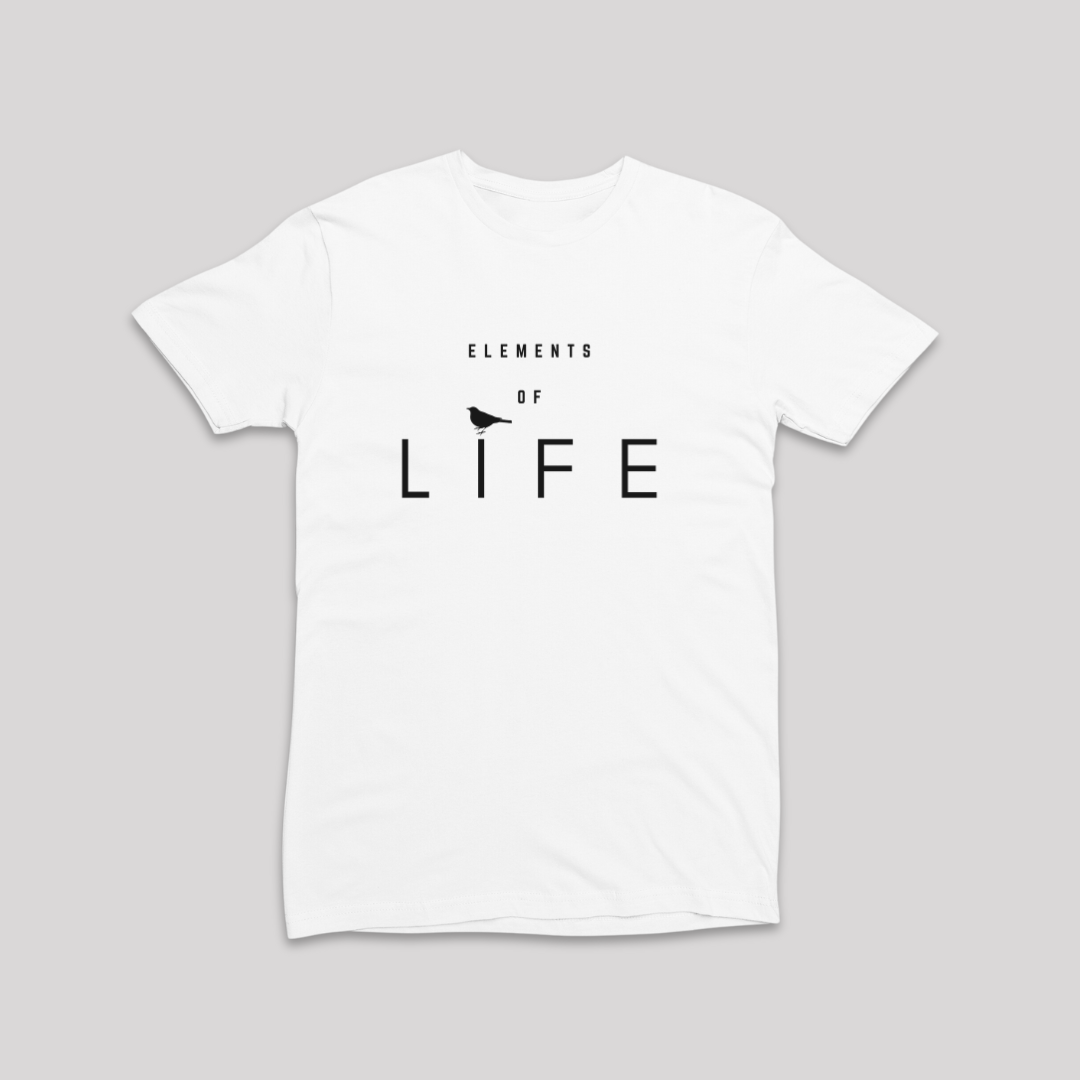 Damen T-Shirt slim fit stretchy "ELEMENTS OF LIFE"