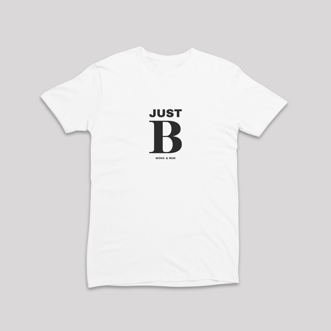 Damen T-Shirt slim fit stretchy "JUST BE"