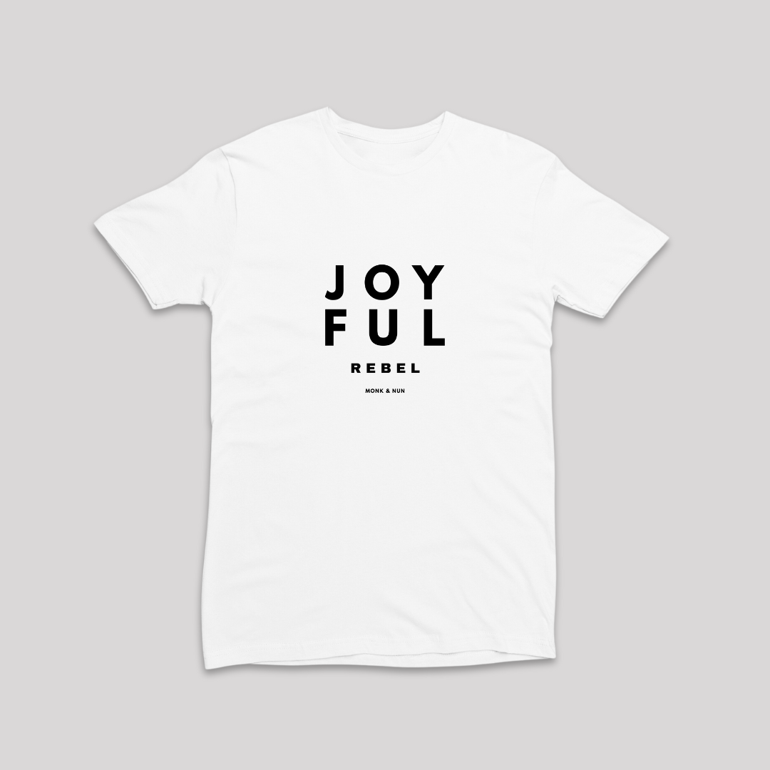 Damen T-Shirt slim fit stretchy "JOYFUL REBEL"
