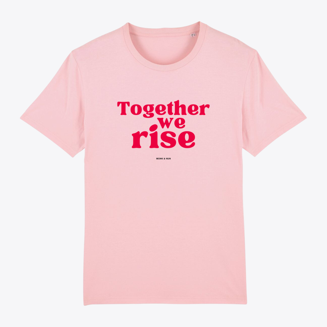 Unisex T-Shirt "TOGETHER WE RISE" Bio-Baumwolle