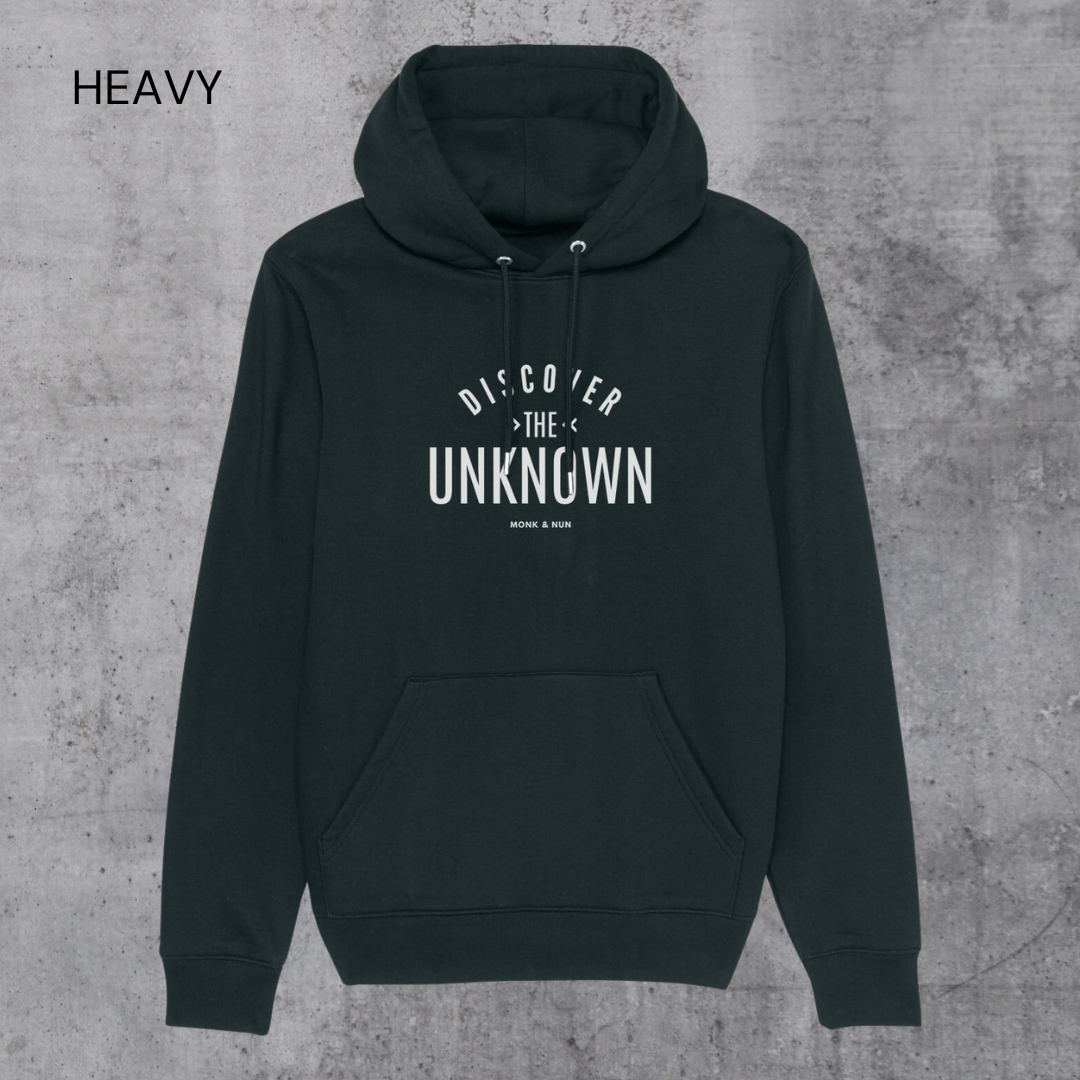 HEAVY Hoodie Unisex "DISCOVER THE UNKNOWN"