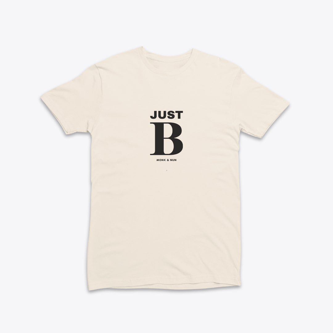 Damen T-Shirt slim fit stretchy "JUST BE"