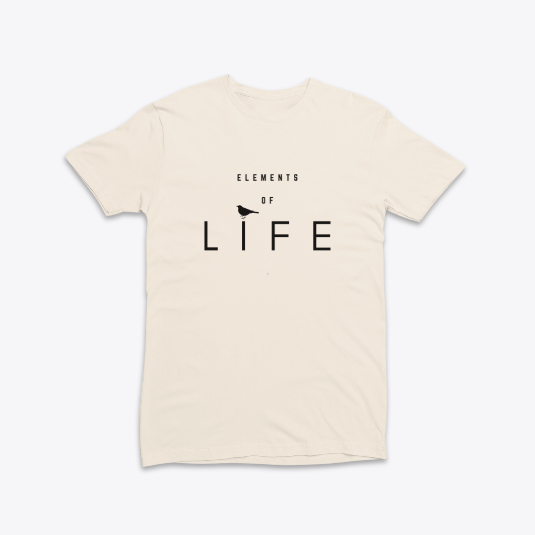 Damen T-Shirt slim fit stretchy "ELEMENTS OF LIFE"