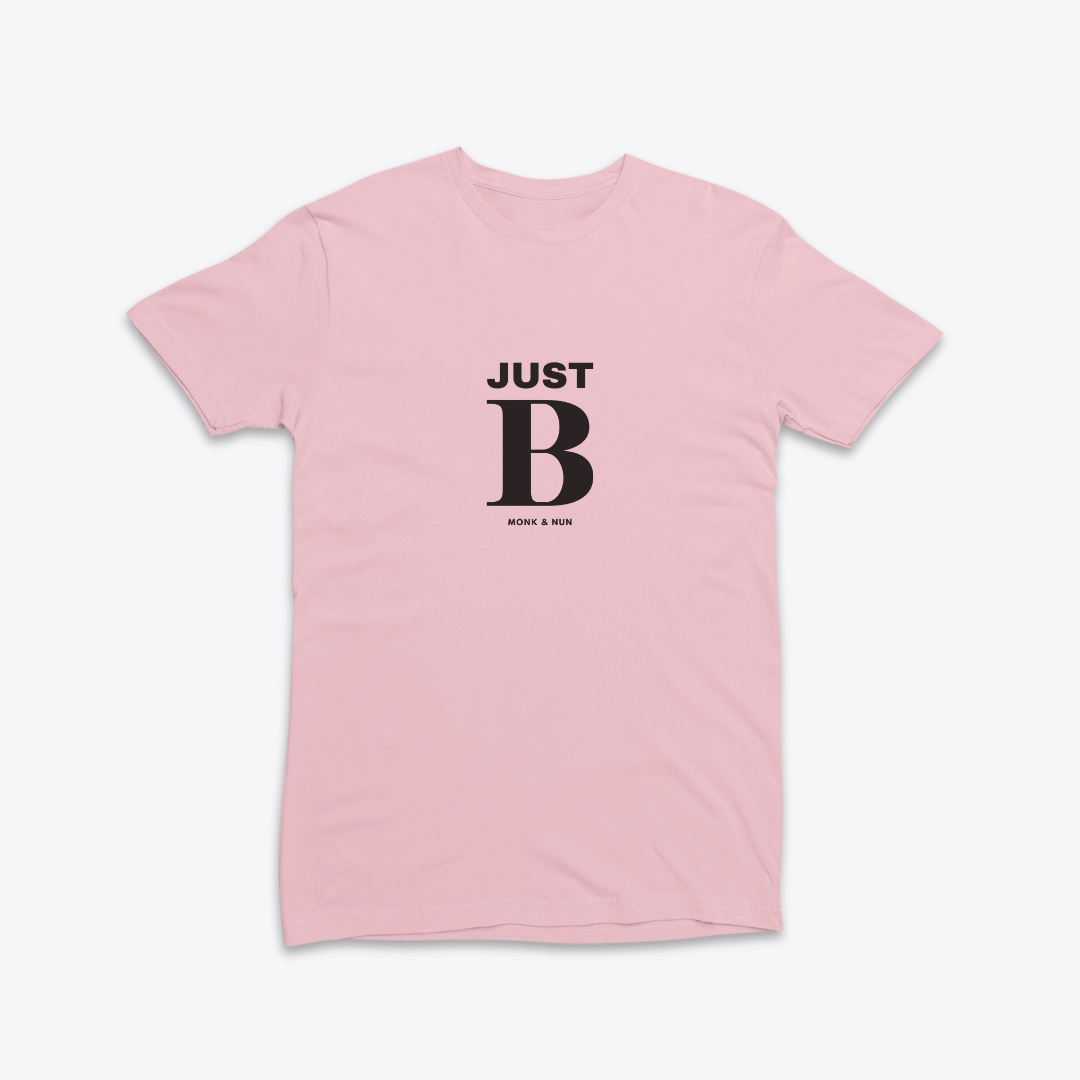 Damen T-Shirt slim fit stretchy "JUST BE"