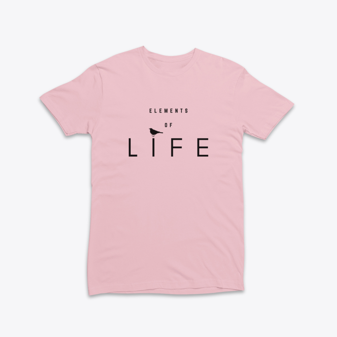 Damen T-Shirt slim fit stretchy "ELEMENTS OF LIFE"