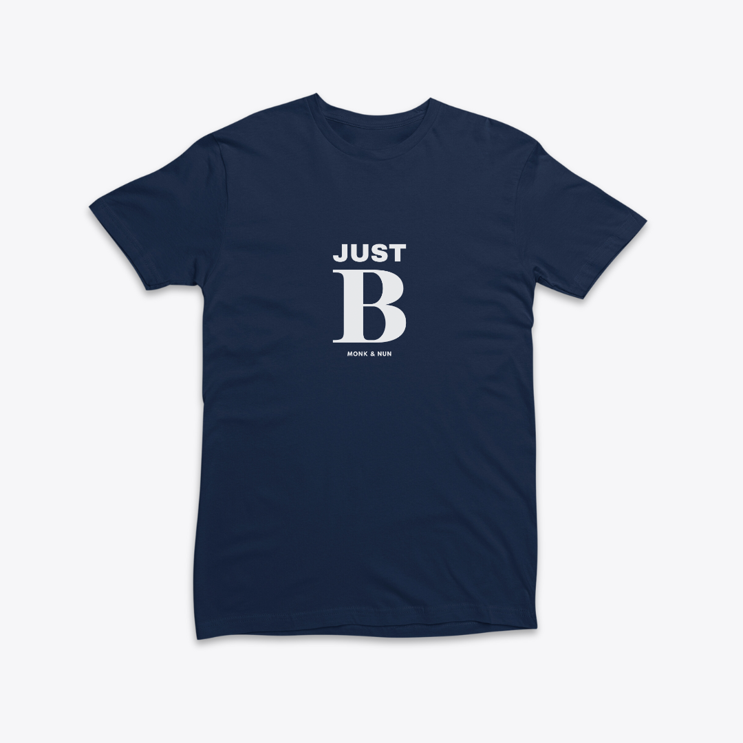 Damen T-Shirt slim fit stretchy "JUST BE"