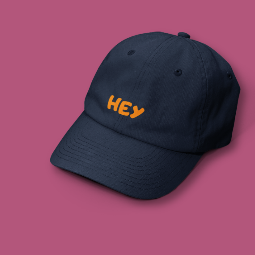 CAP ”HEY" DEEP NAVY