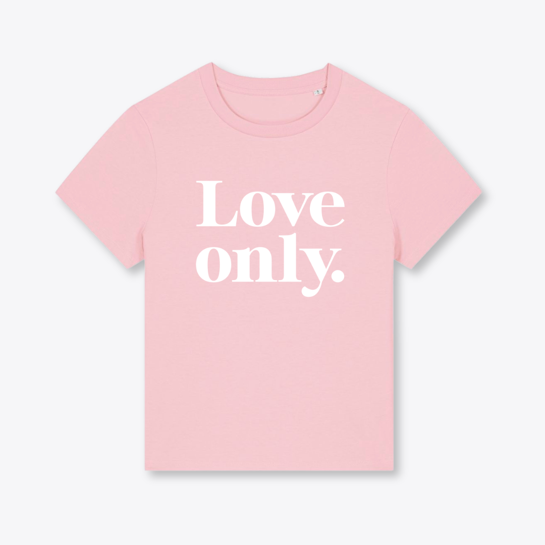 Damen T-Shirt fashion fit "LOVE ONLY"