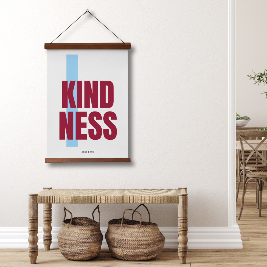 Poster "KINDNESS" - Poster Hochformat