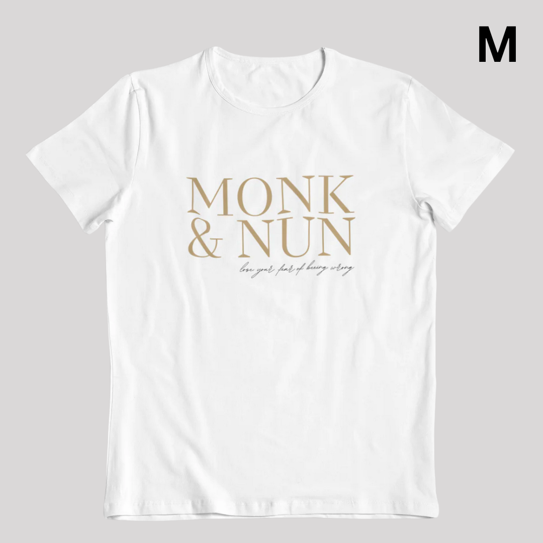 BD-Unisex T-Shirt "MONK & NUN" sommerlich leicht