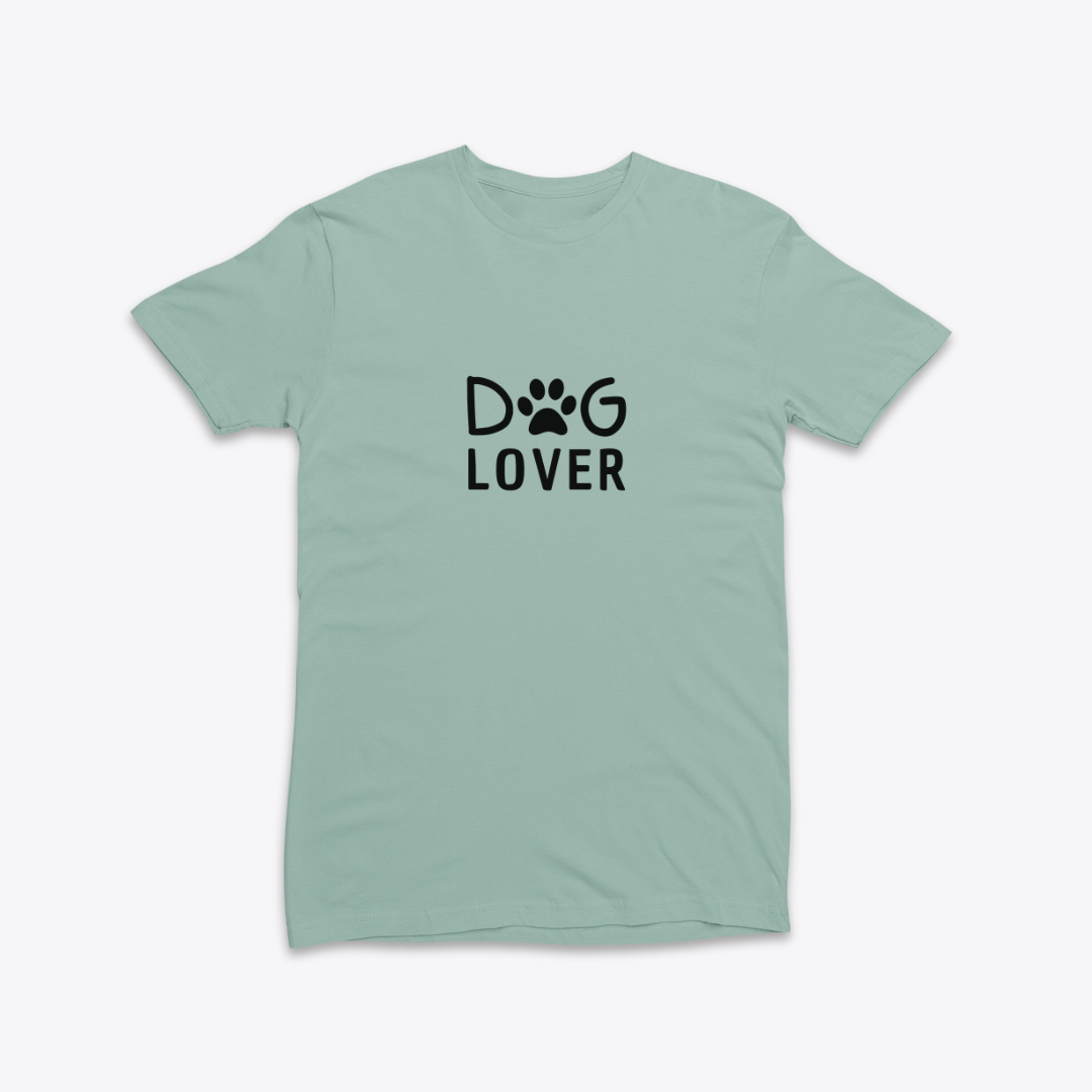 Damen T-Shirt slim fit stretchy "DOG LOVER"