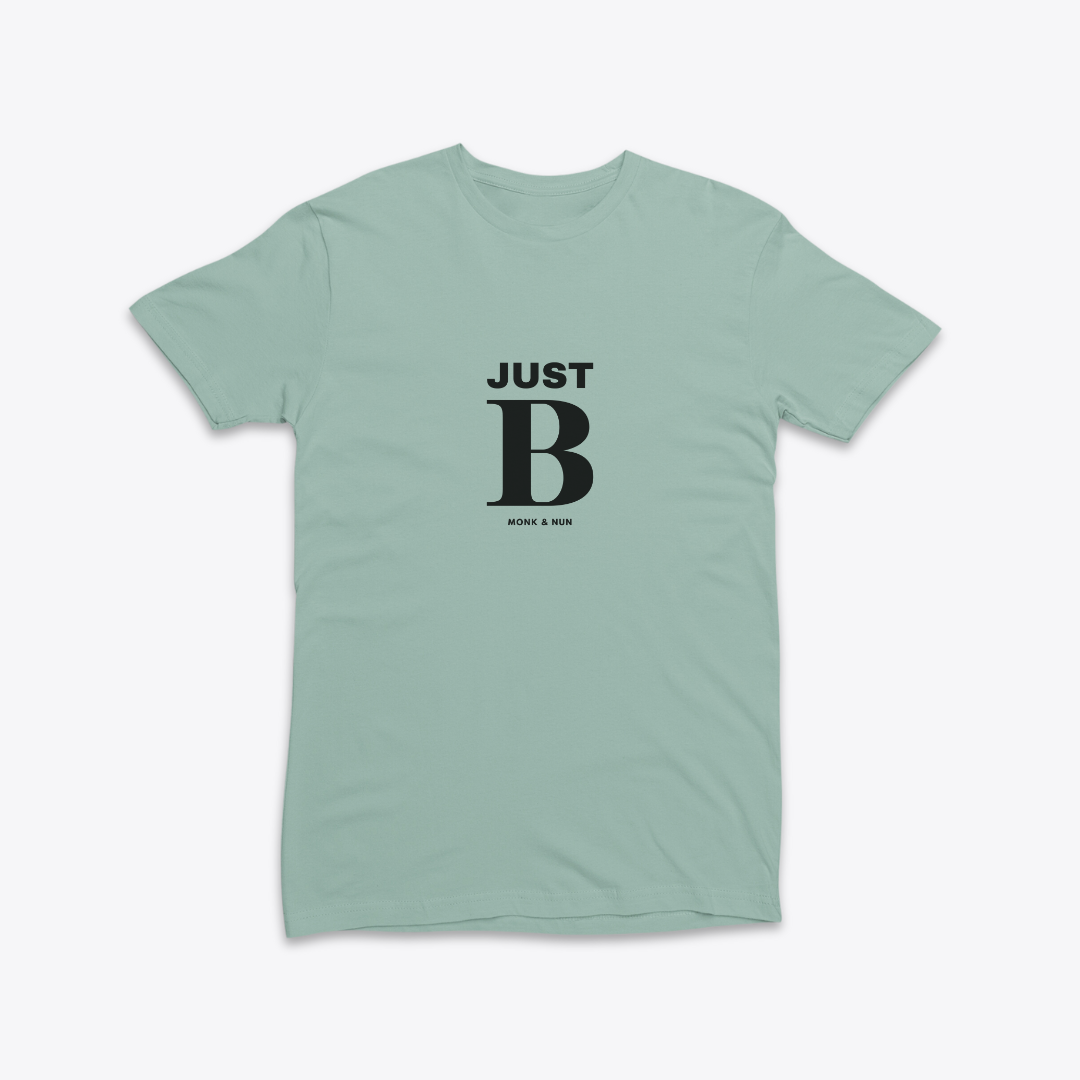 Damen T-Shirt slim fit stretchy "JUST BE"
