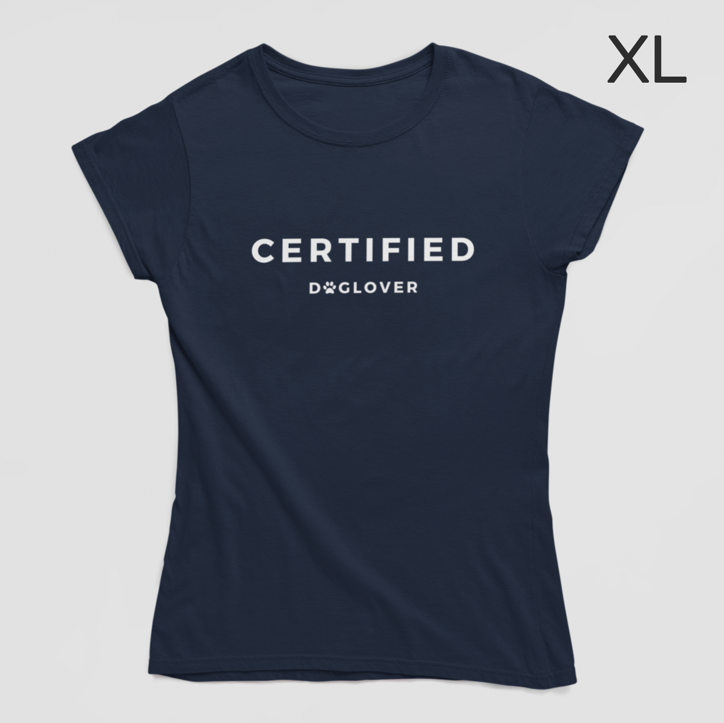 BD-Damen T-Shirt slim fit "CERTIFIED DOGLOVER"