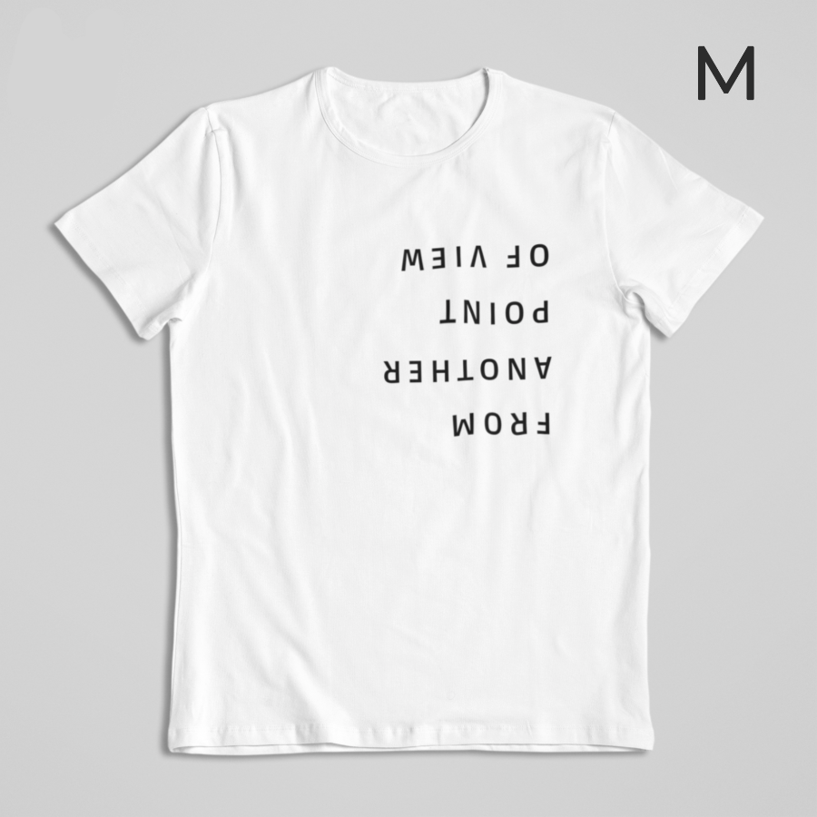 BD-Unisex T-Shirt "FROM ANOTHER POINT OF VIEW" sommerlich leicht