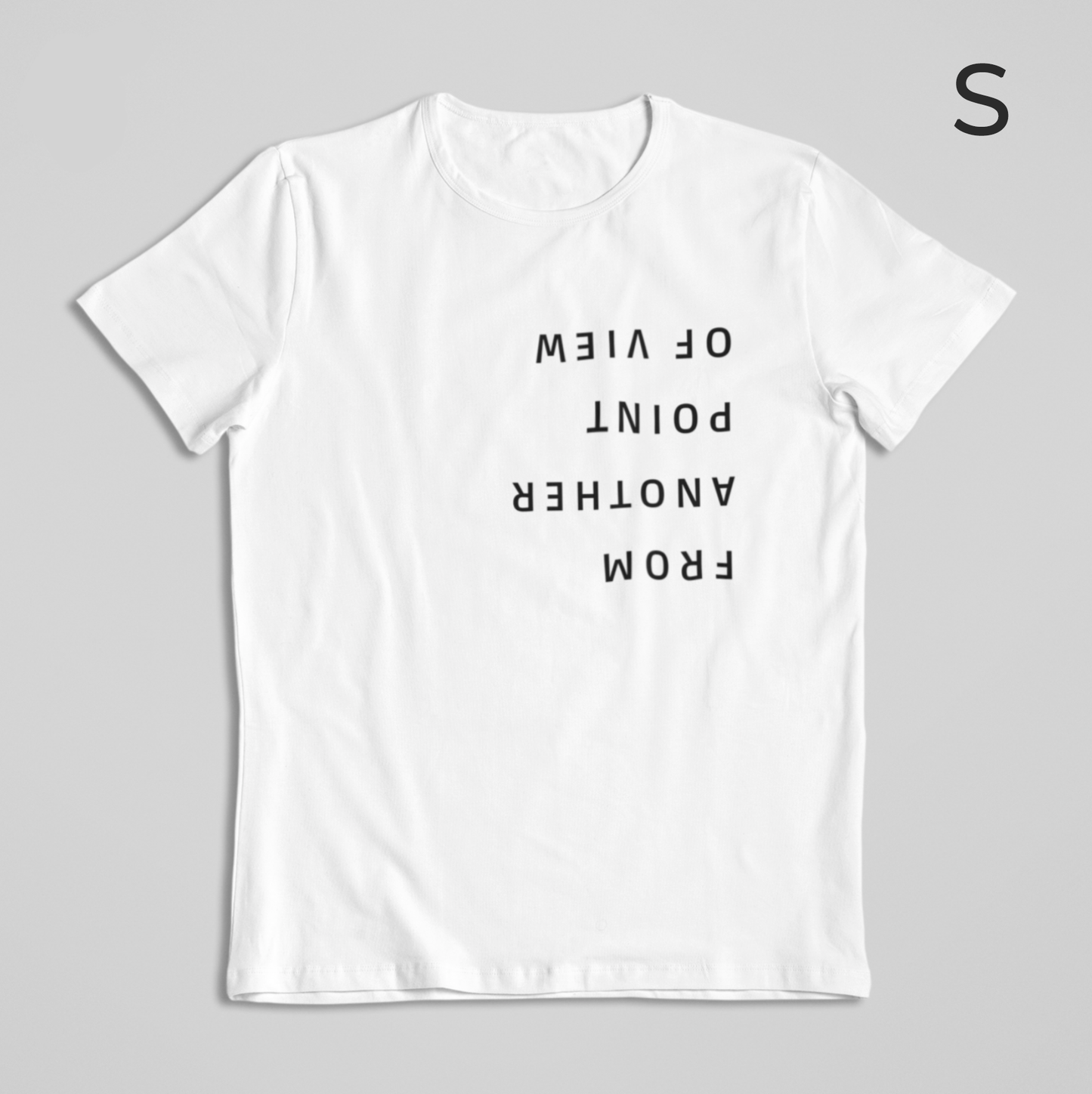 BD-Unisex T-Shirt "FROM ANOTHER POINT OF VIEW" sommerlich leicht