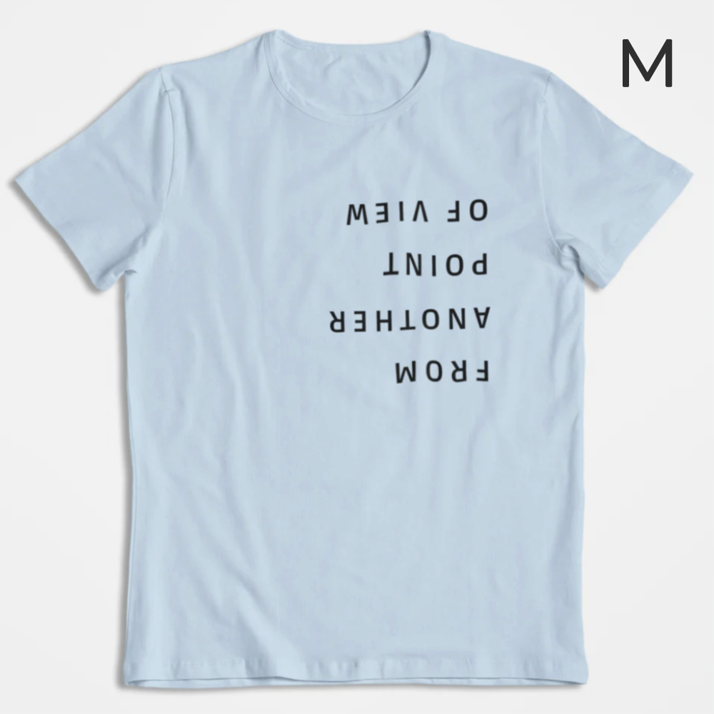 BD-Unisex T-Shirt "FROM ANOTHER POINT OF VIEW" sommerlich leicht