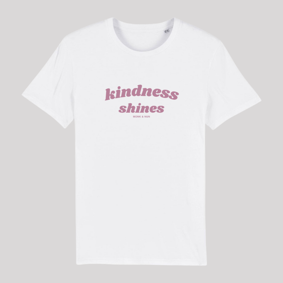 Unisex T-Shirt "KINDNESS SHINES" Bio-Baumwolle