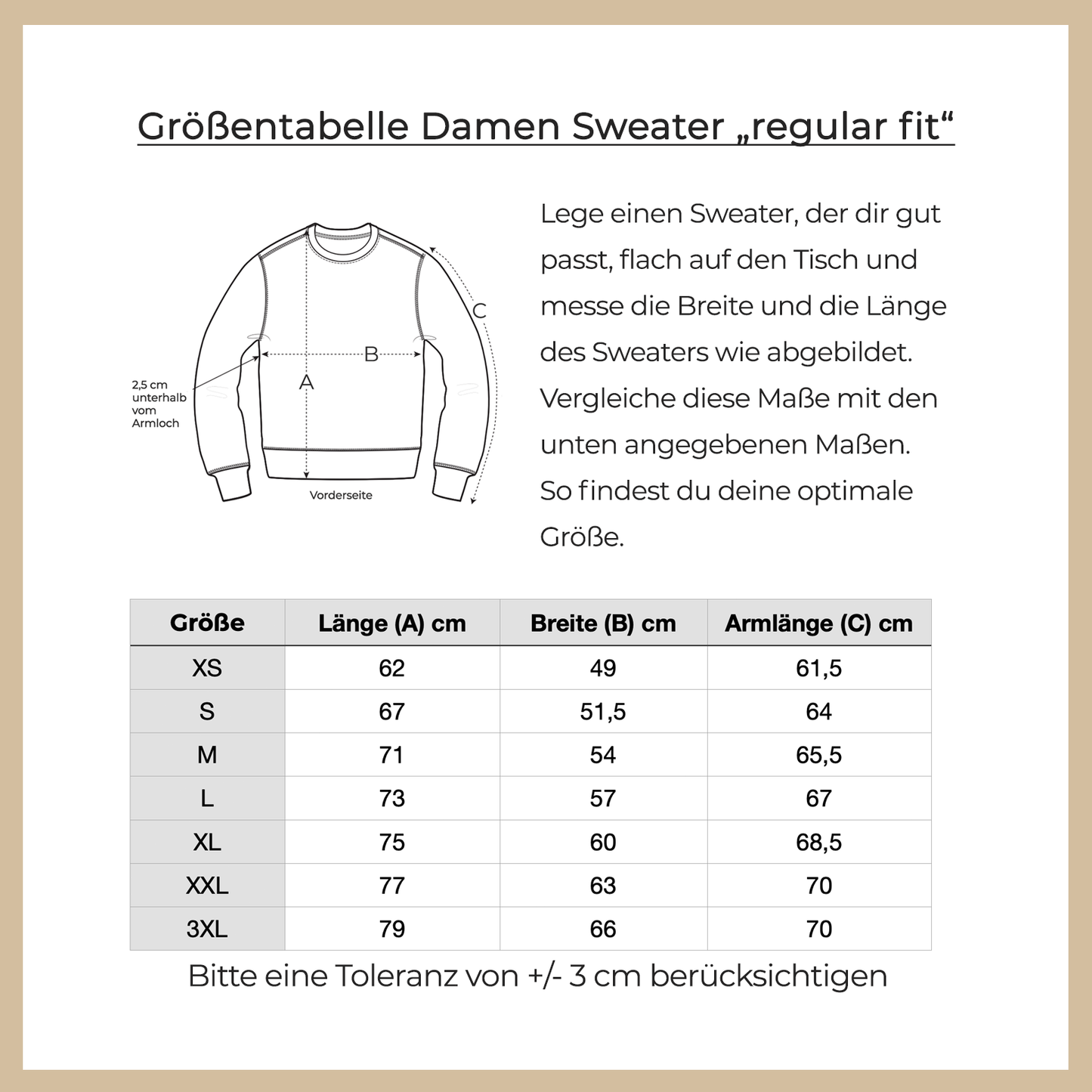 Damen Sweater regular fit "SLOW DOWN"