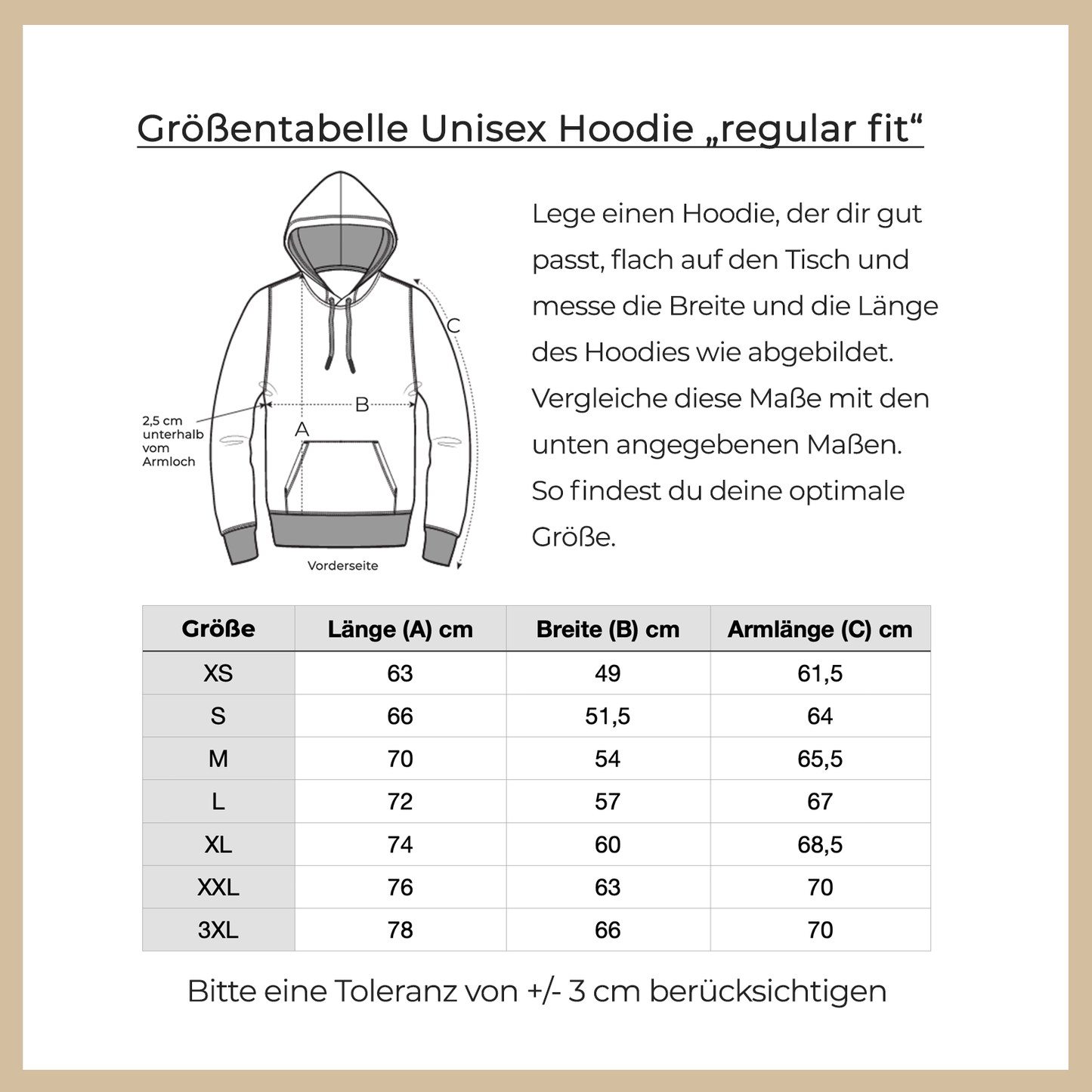 BD-Unisex Hoodie regular fit "UNIKAT-NICHT AUSTAUSCHBAR" Backprint