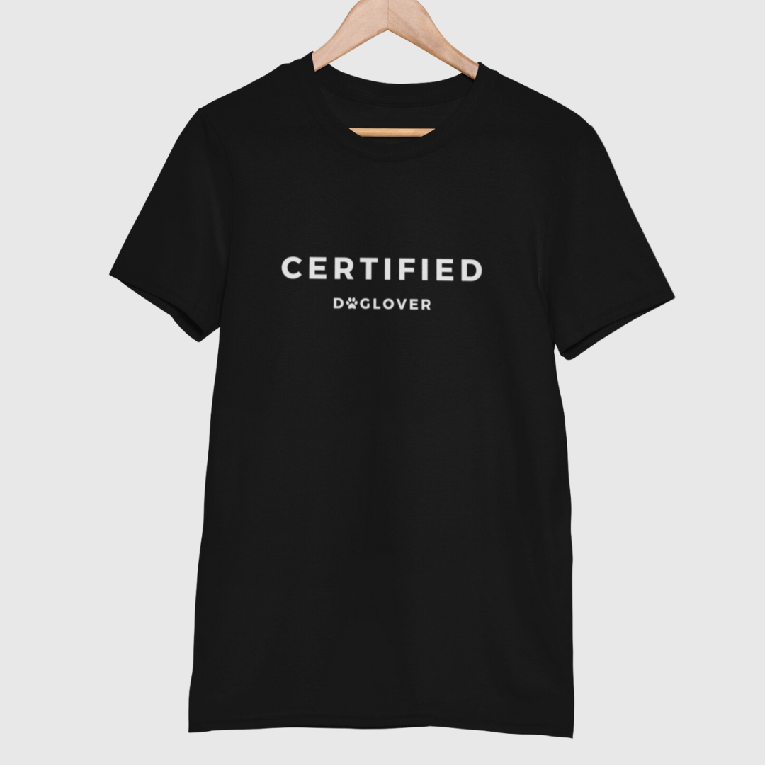 Unisex T-Shirt "CERTIFIED DOGLOVER" Bio-Baumwolle
