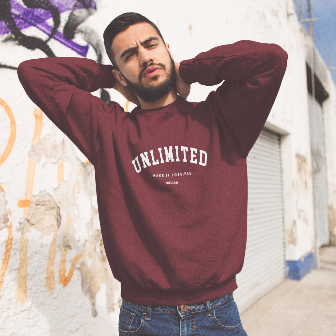 Bio Sweatshirt Unisex "UNLIMITED"