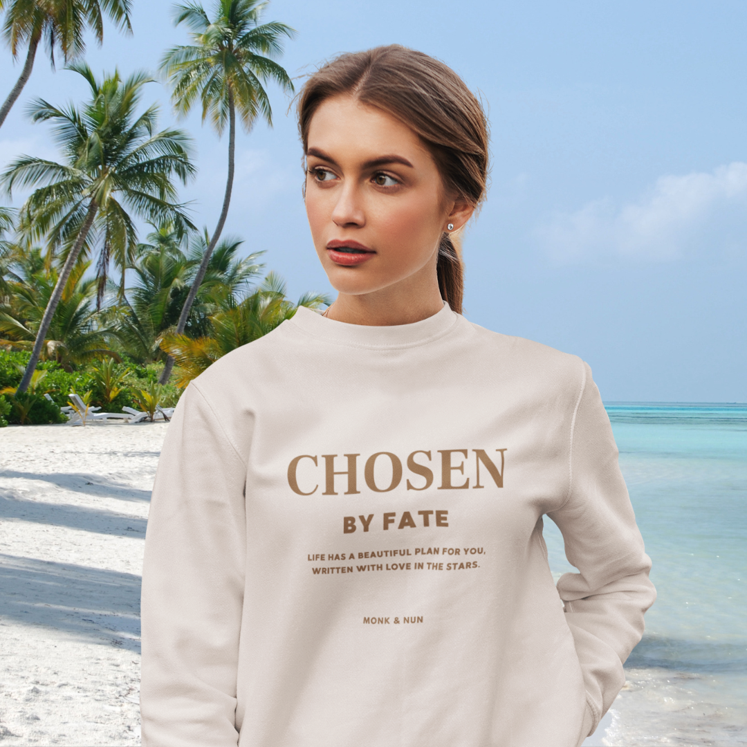 Damen Sweater regular fit "CHOSEN BY FATE"