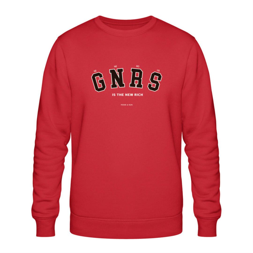 Bio Sweatshirt Unisex "GENEROUS IS THE NEW RICH"