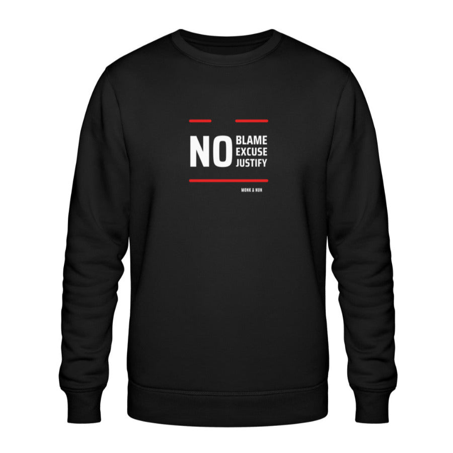 Bio Sweatshirt Unisex "NO BLAME"