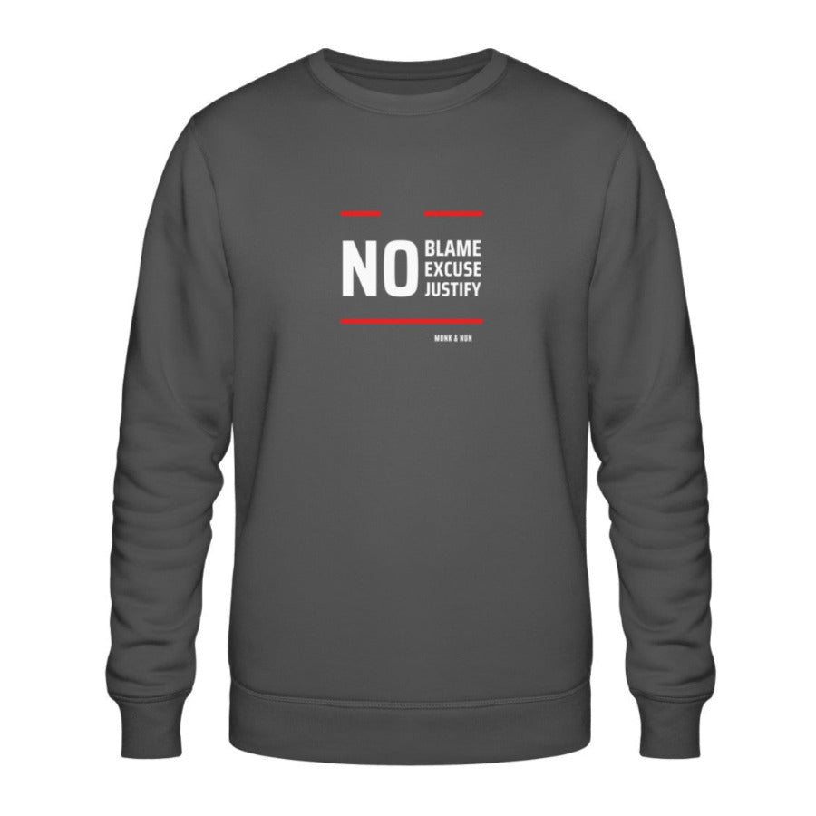 Bio Sweatshirt Unisex "NO BLAME"