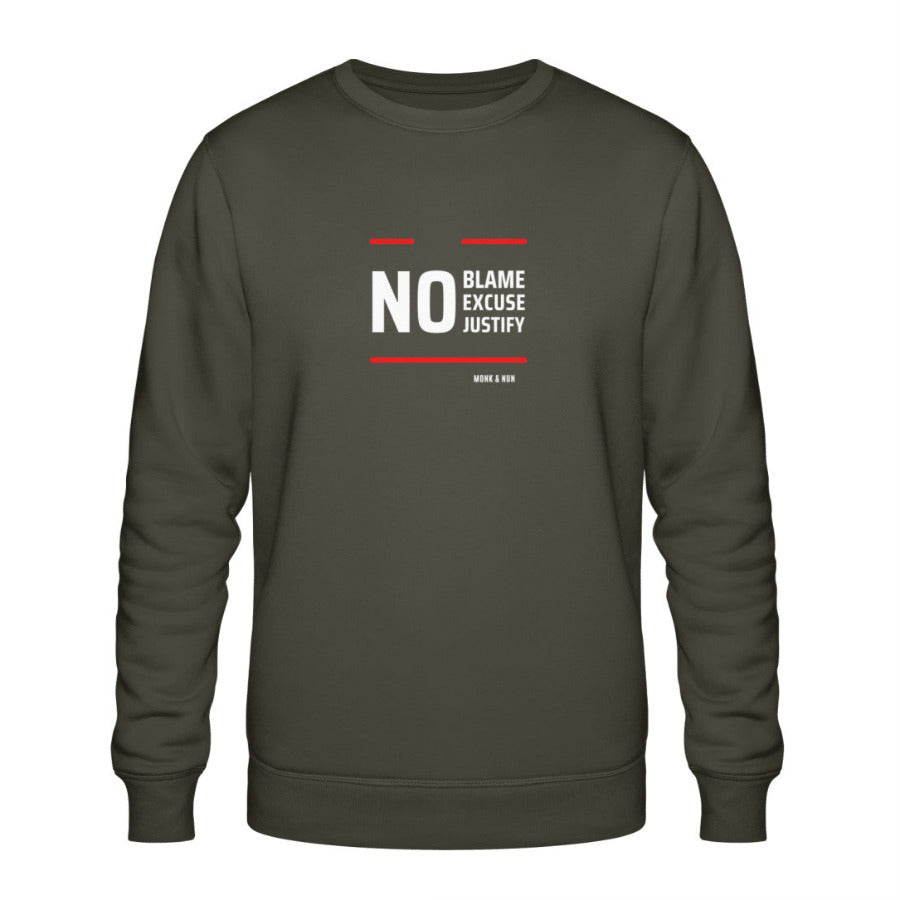Bio Sweatshirt Unisex "NO BLAME"