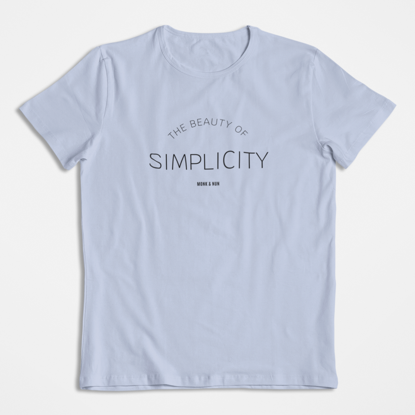 Damen T-Shirt loose fit "THE BEAUTY OF SIMPLICITY" Bio-Baumwolle