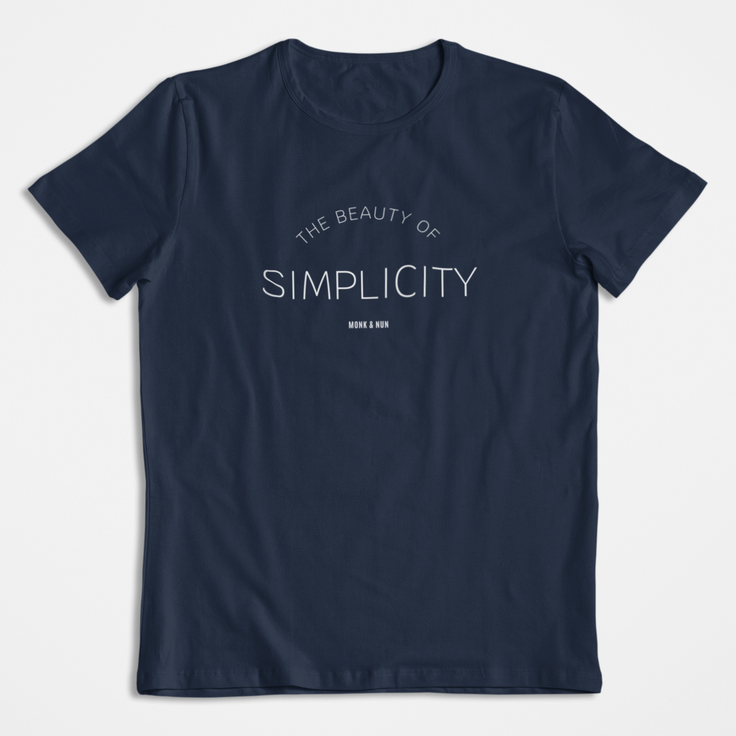 Damen T-Shirt loose fit "THE BEAUTY OF SIMPLICITY" Bio-Baumwolle