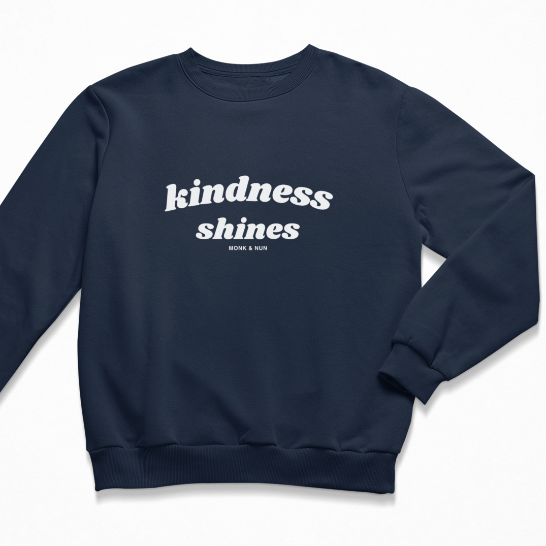 Damen Sweater regular fit "KINDNESS SHINES"