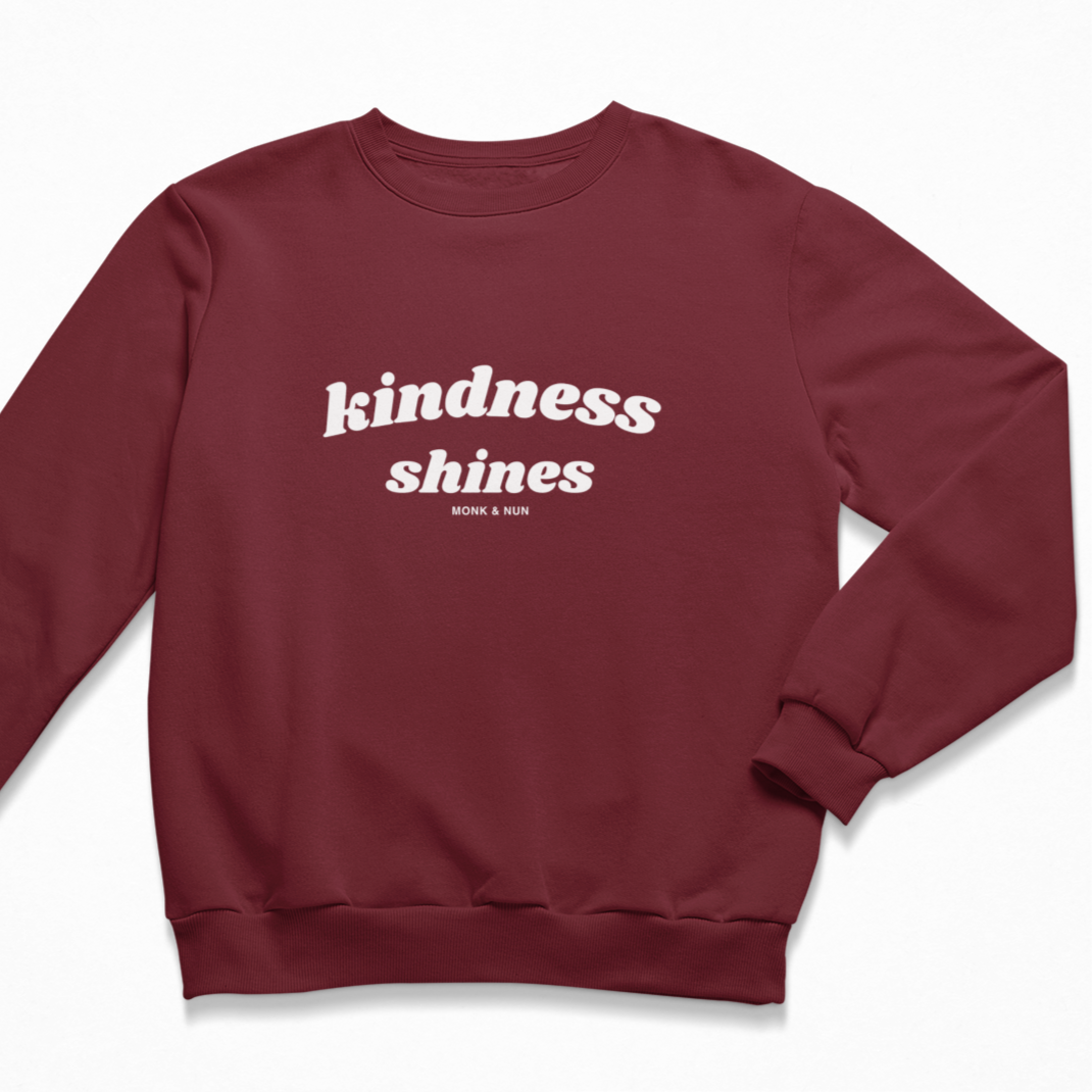 Damen Sweater regular fit "KINDNESS SHINES"