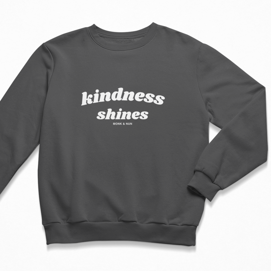 Damen Sweater regular fit "KINDNESS SHINES"