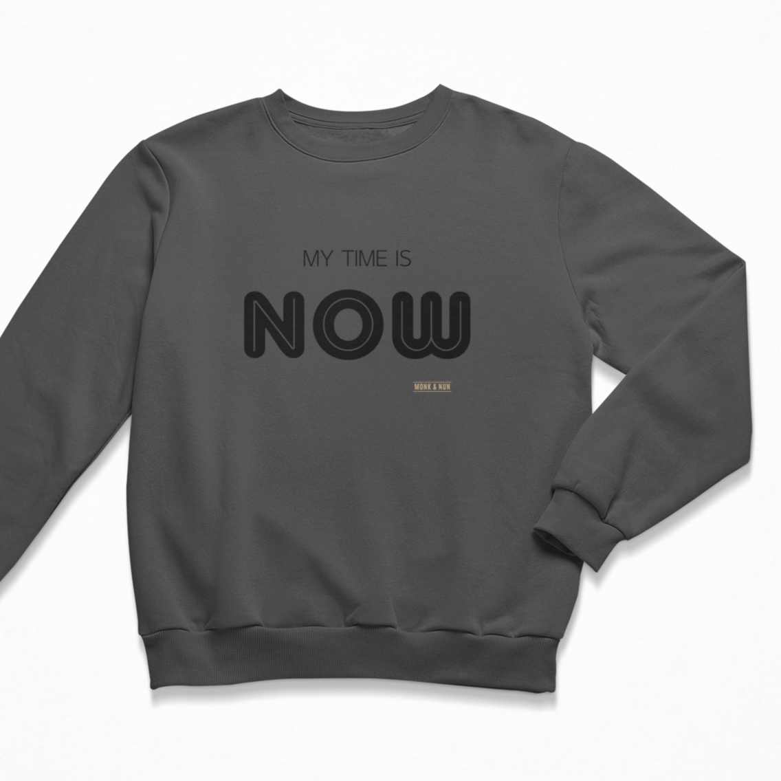 Damen Sweater regular fit "MY TIME IS NOW"