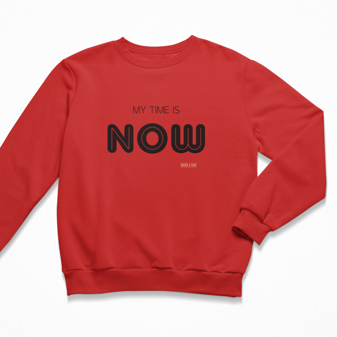 Damen Sweater regular fit "MY TIME IS NOW"