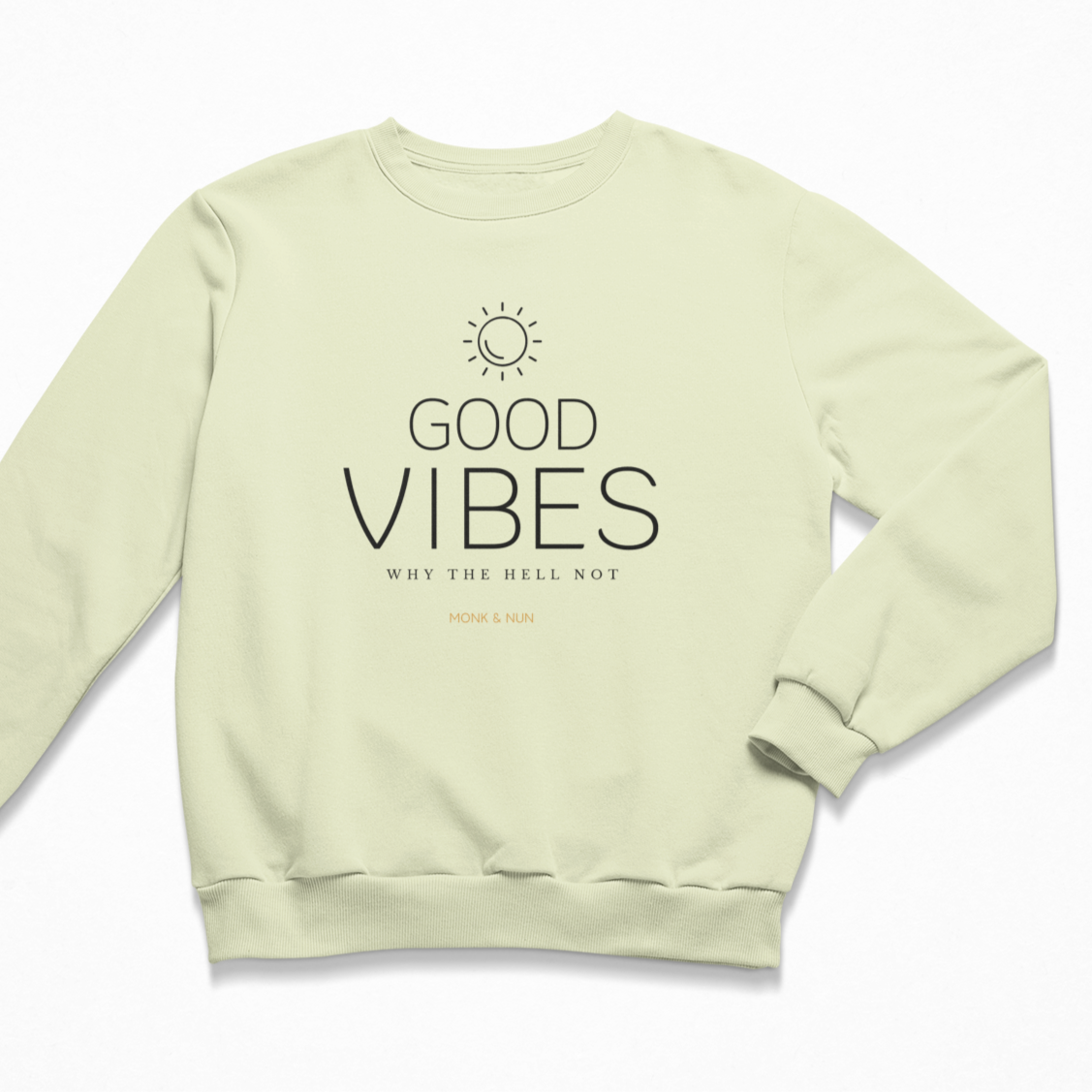 Damen Sweater regular fit "GOOD VIBES"