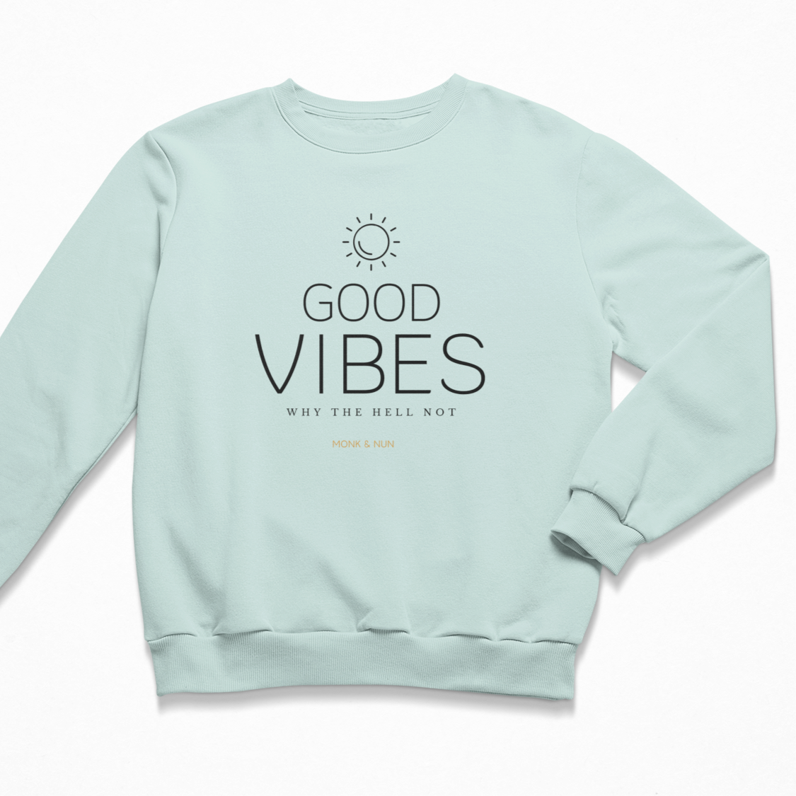 Damen Sweater regular fit "GOOD VIBES"